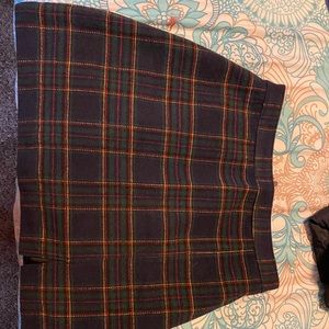 Plaid skirt